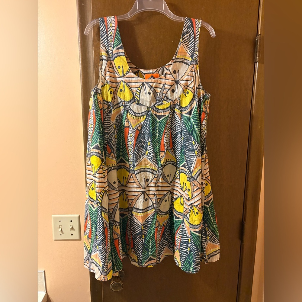 Pia Pauro fish print mini dress